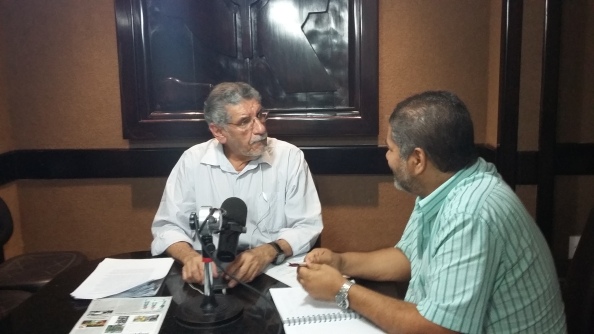 Entrevistei Herzém Gusmão na sexta, 11/09, na Rádio Clube.