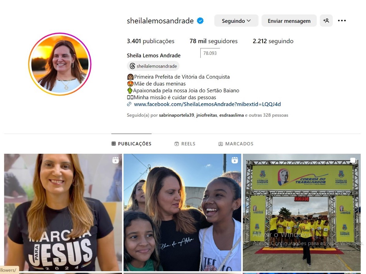 Sinais do Instagram | Mesmo pós-operação da PF e entrevista de ex-procurador, média de novos seguidores de Sheila cresce
